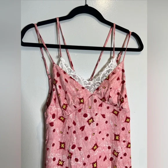 Anthropologie Gülhatun Aydin Sweetheart Lace Ruffles Cute Mini Dress XS P - Picture 5 of 7